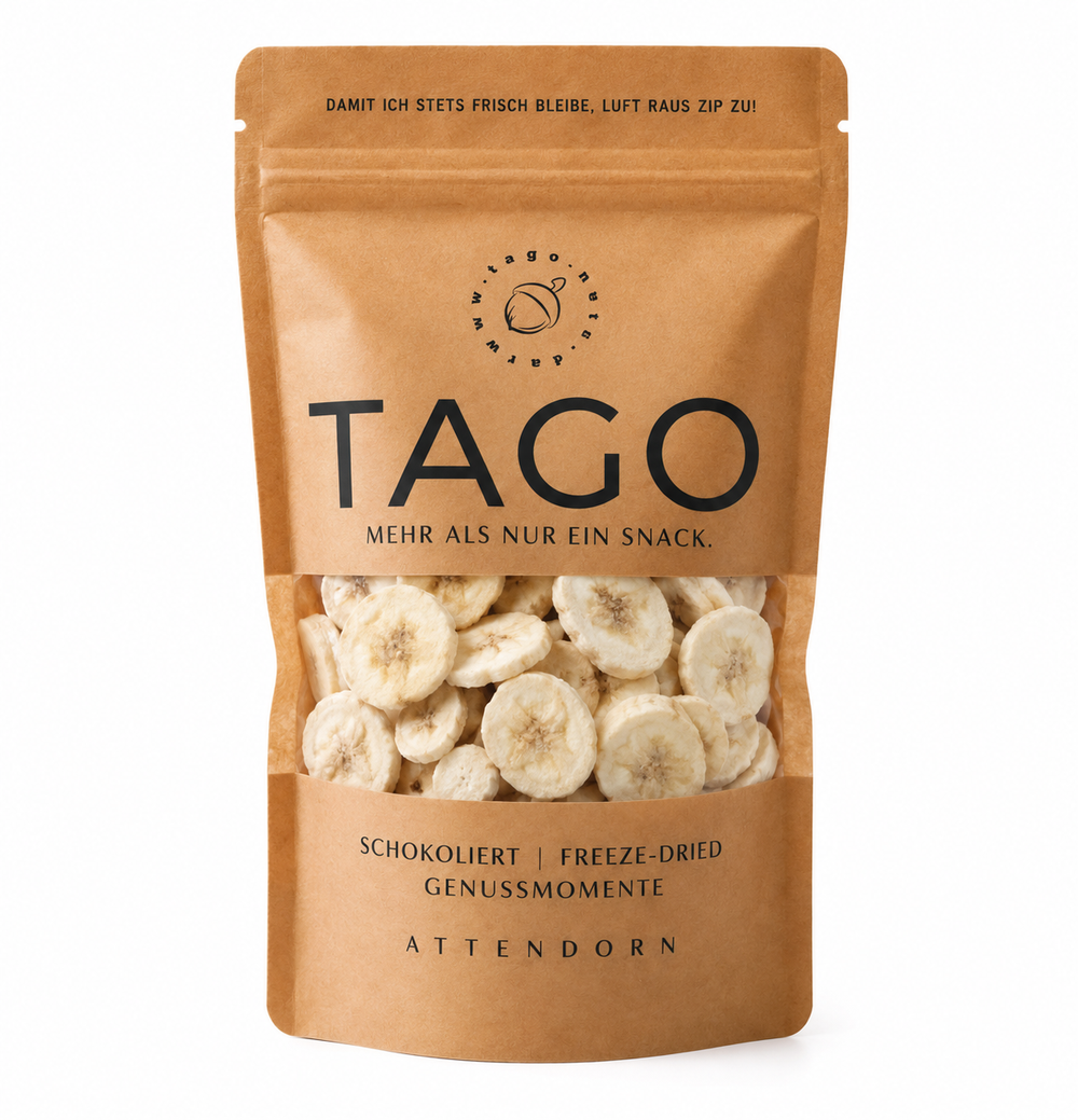 TAGO Gefriergetrocknete Bananenscheiben
