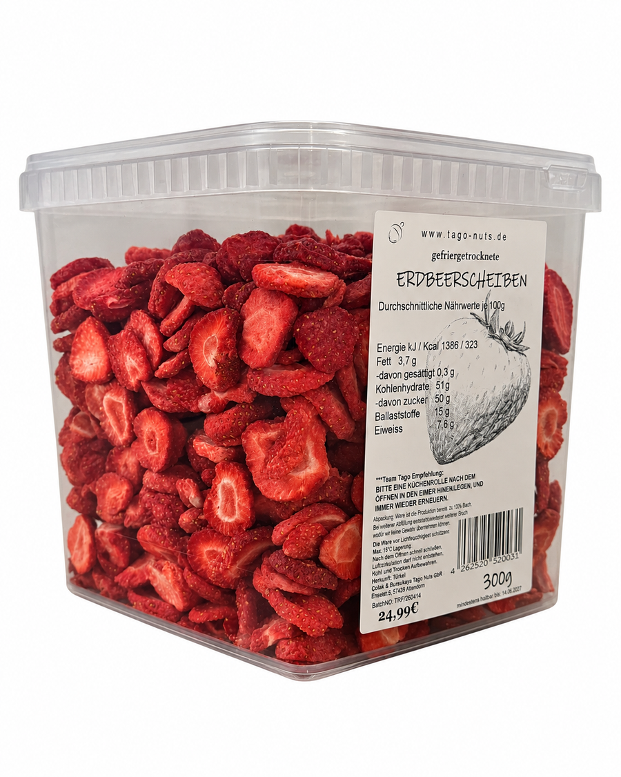 TAGO Gefriergetrocknete Erdbeerchips