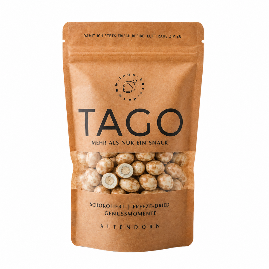 TAGO Mandeln mit Cappuccino-Ummantelung